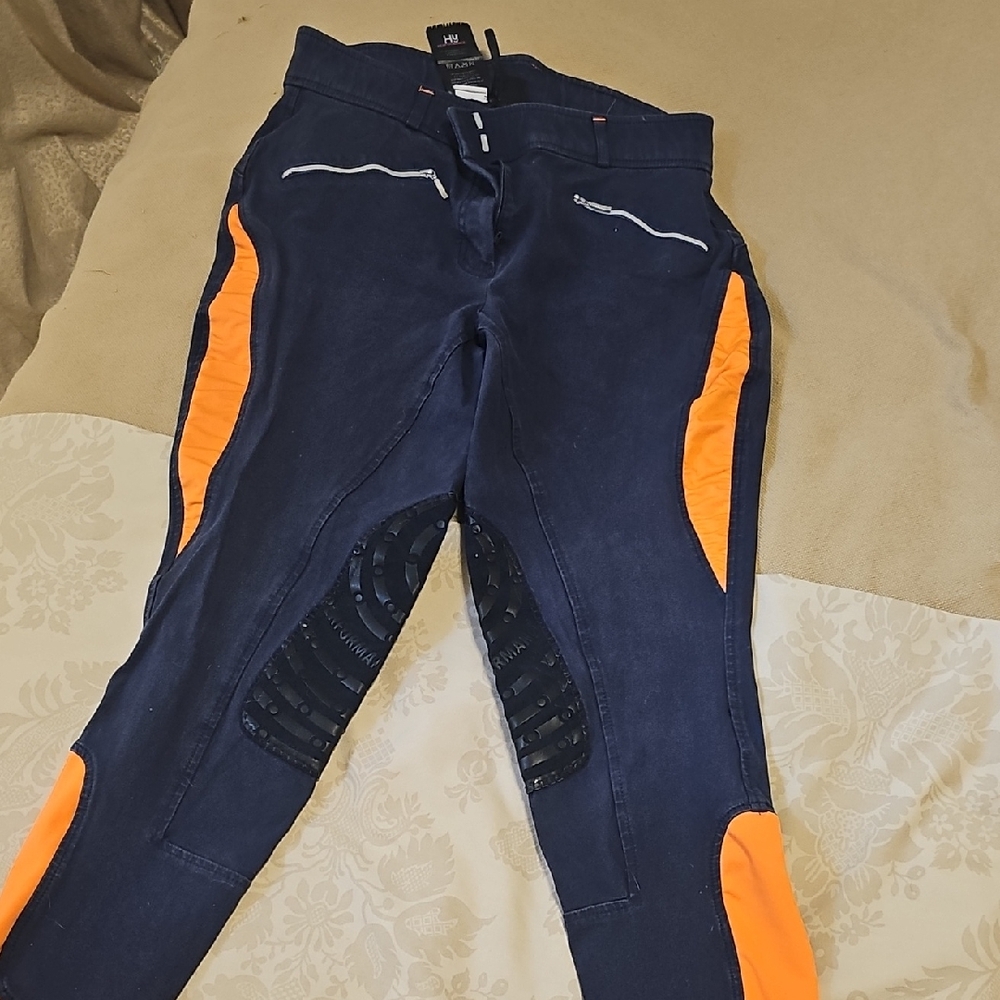 High Waisted Trail Riding High Vis Breeches